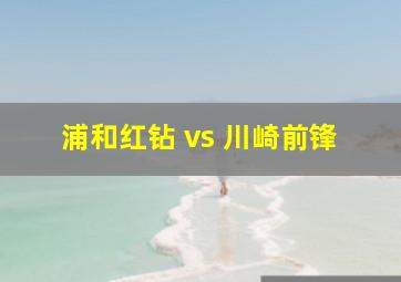 浦和红钻 vs 川崎前锋